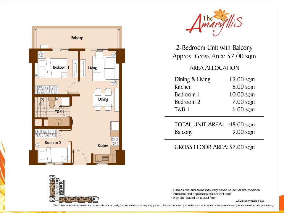 Amaryllis 2 Bedroom