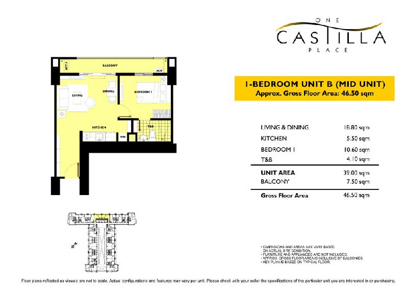 1 Bedroom B