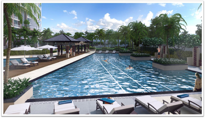 Lumiere Residences Lap Pool & Deck