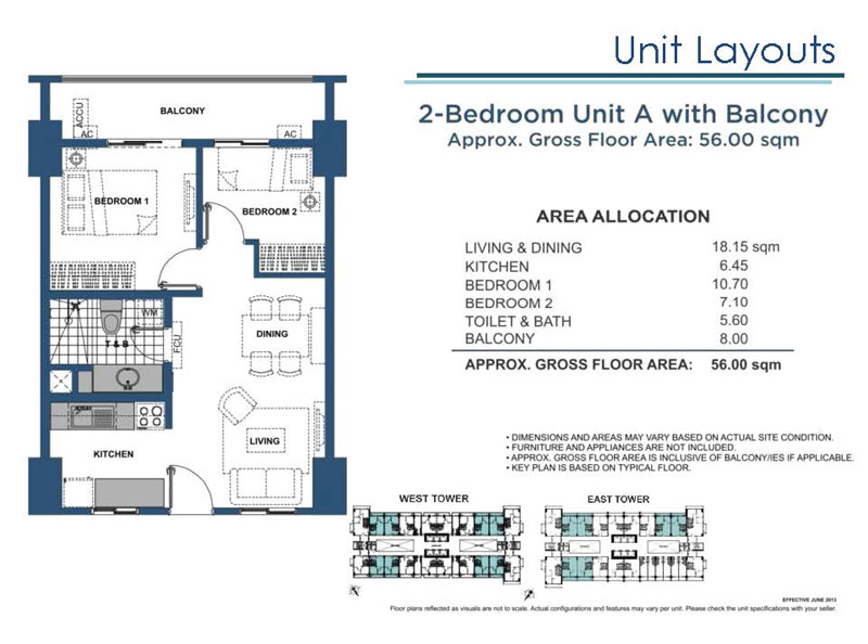 Lumiere Residences 2 Bedroom A with Balcony
