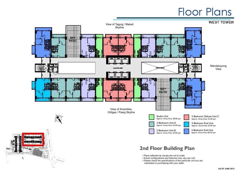 Lumiere West Building Layout