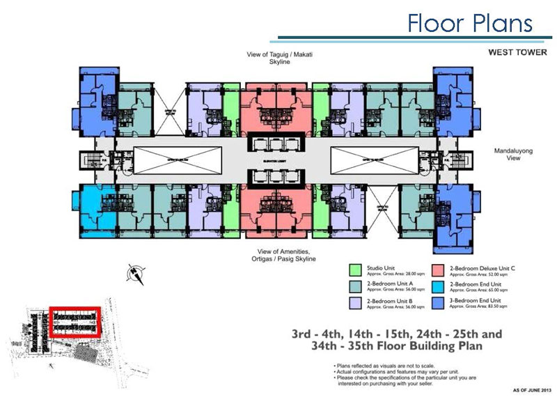 Lumiere West Building Layout