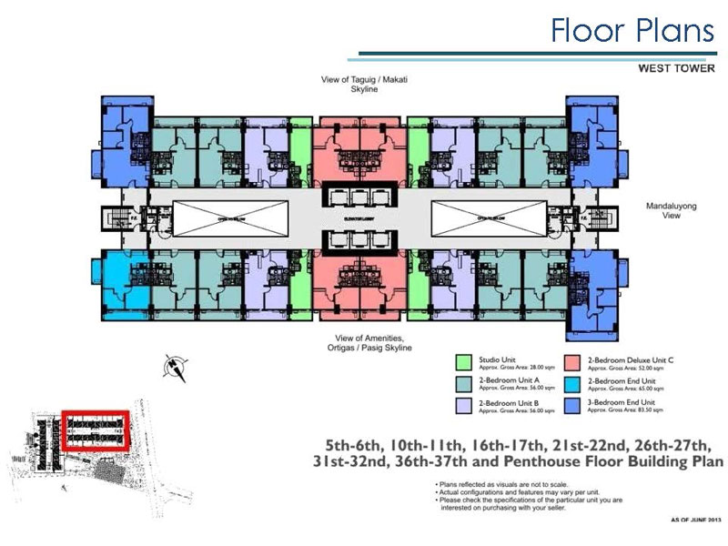 Lumiere West Building Layout