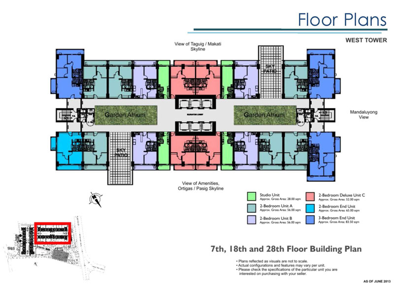 Lumiere West Building Layout