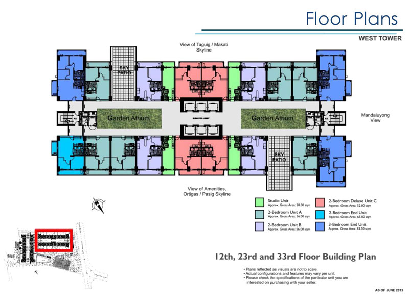 Lumiere West Building Layout