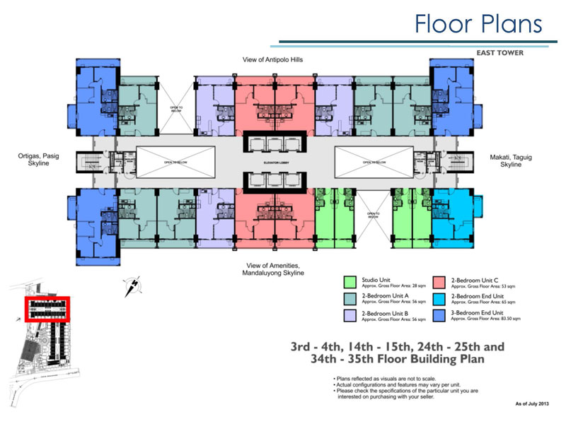 Lumiere East Building Layout