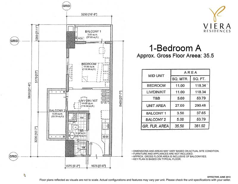 Viera Residences 1 Bedrom A