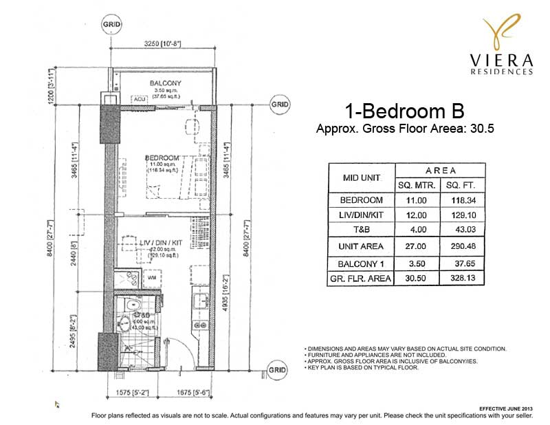 Viera Residences 1 Bedroom B