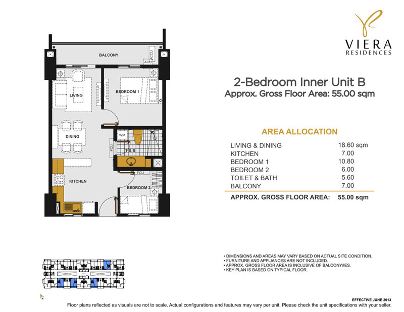 Viera 2BR Inner Unit B