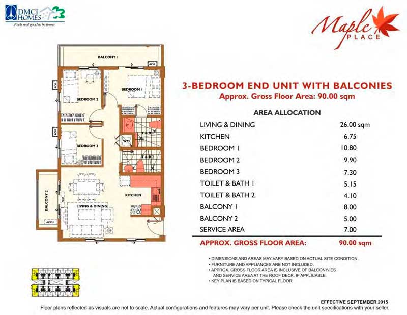 Maple Place 3 Bedroom
