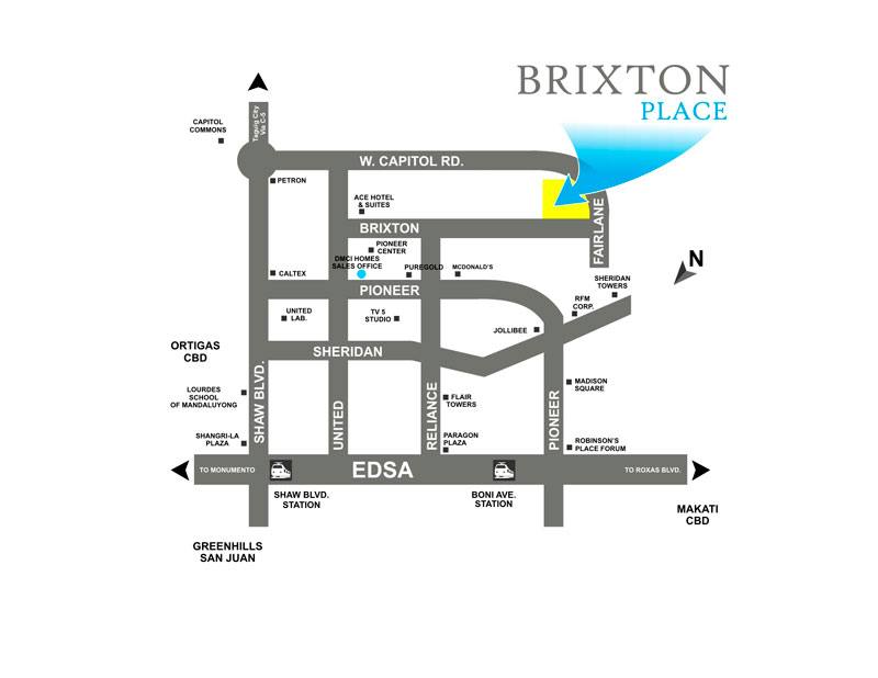 Brixton Place Location
