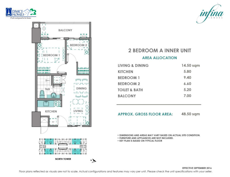 2 Bedroom A (3.4M)